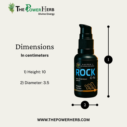 Rock On Enlargement Oil for Men – Ayurvedic Massage Oil for Bigger, Harder & Stronger Performance | Hakeem Ji Dawakhana | THE POWER HERB